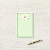 Briljant licht ideaal 4 x 6-post it Note Pad (Op bureau)