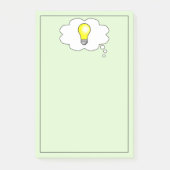 Briljant licht ideaal 4 x 6-post it Note Pad (Voorkant)
