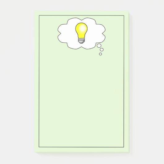 Briljant licht ideaal 4 x 6-post it Note Pad (Voorkant)