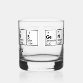 Briljant Periodiek Systeem Afstudeercadeau Whisky Glas (Links)