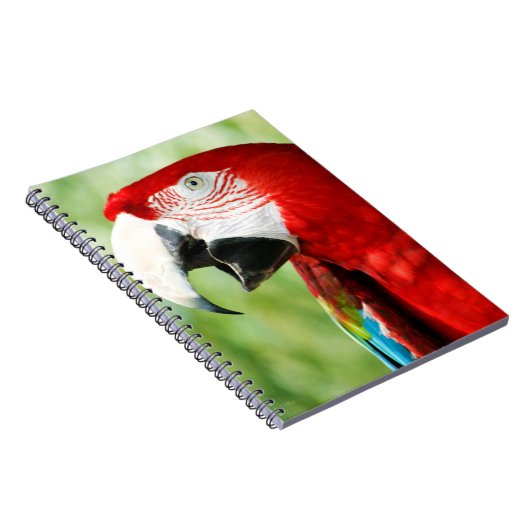 Briljant rood notitieboek (Rechterzijde)