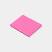 Briljant roos (effen kleur) post-it® notes (Schuin)