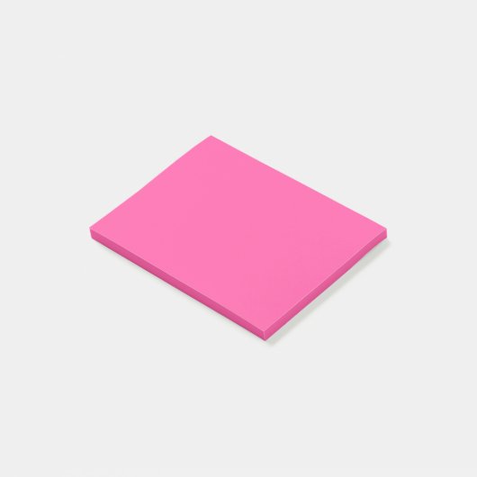 Briljant roos (effen kleur) post-it® notes (Schuin)