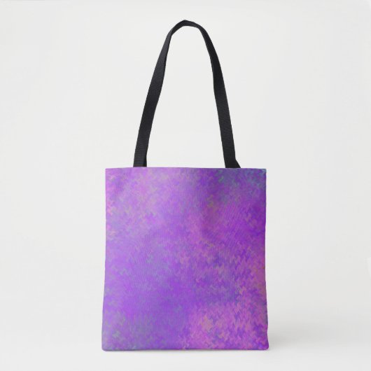 Briljant Violet Moderne, gemarmerde kunst Tote Bag (Voorkant)