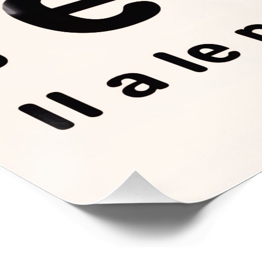 Briljantaarn Perfect Poster (Hoek)