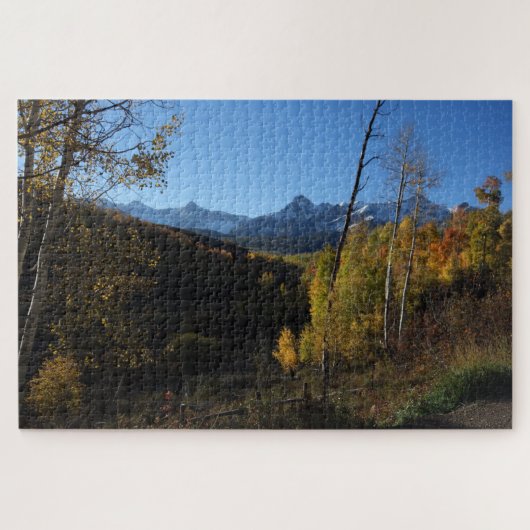 Briljantaarnkleuren San Juan Range Colorado Legpuzzel (Horizontaal)