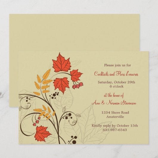 Briljantaarns uitnodiging (Voorkant / Achterkant)