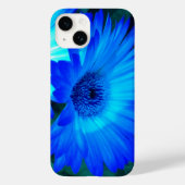 Briljantblauw Daisy Case-Mate iPhone Case (Achterkant)
