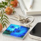 Briljantblauw Sleutelhanger (Voorkant Rechts)