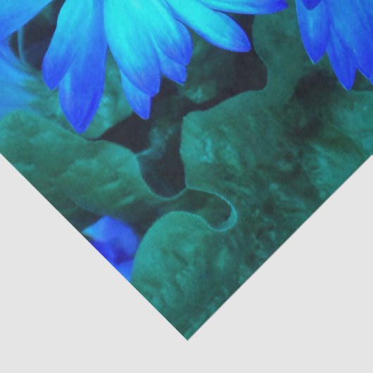 Briljantblauw Tissuepapier (Detail)