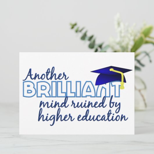 Briljante aangepaste uitnodiging (Staand voorkant)