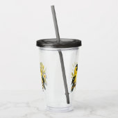 briljante amerikaanse goudvink acryl drinkbeker (Links)