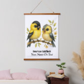 briljante amerikaanse goudvink hangend wandkleed (Slaapkamer)