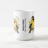 briljante amerikaanse goudvink koffiemok (Center)