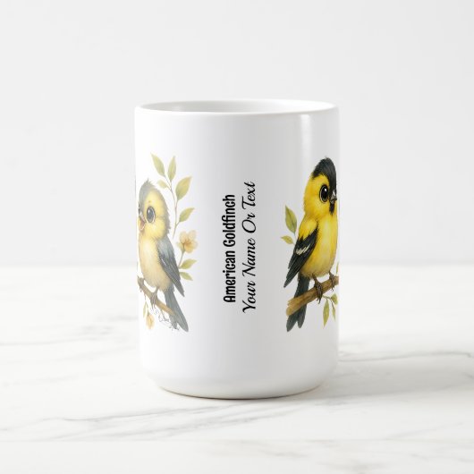 briljante amerikaanse goudvink koffiemok (Center)