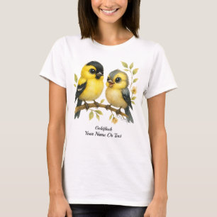 briljante amerikaanse goudvink t-shirt