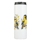 briljante amerikaanse goudvink thermosbeker (Achterkant)