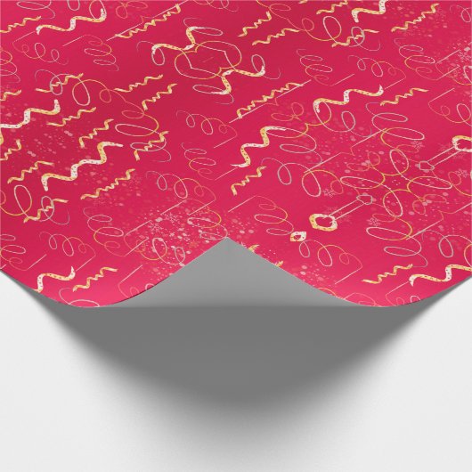 Briljante Bash Gift Wrap Cadeaupapier (Hoek)