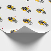 briljante bloemen cadeaupapier (Hoek)