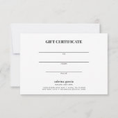 Briljante bloemen | Violet Blue oranje Gift Kaart (Achterkant)