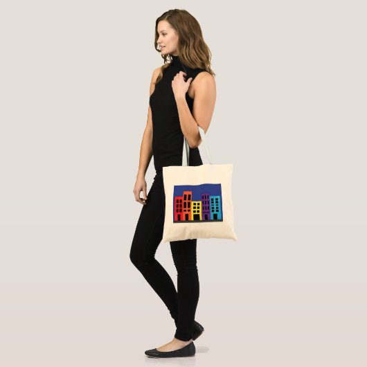 Briljante Canvas tas Gebouwen (Voorkant (model))