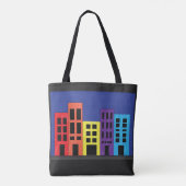 Briljante Canvas tas Gebouwen (Achterkant)