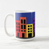 Briljante gebouwen koffiemok (Links)