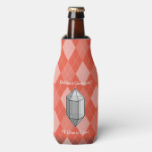 Briljante geoloog Quartz Pun Flesjeskoeler (Fles Voorkant)