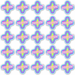 Briljante grappige Stickers van de leraar reward C