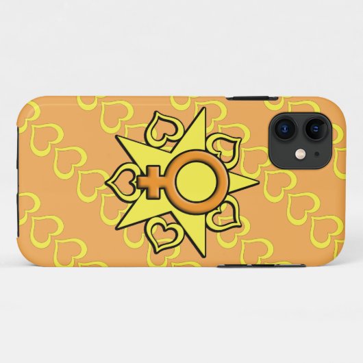 Briljante hart-telefoondraagtas Case-Mate iPhone case (Achterkant (horizontaal))