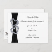 briljante harten aankondigingskaart (Voorkant / Achterkant)