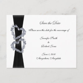 briljante harten aankondigingskaart