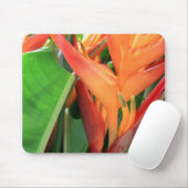 Briljante Heliconia Tropical Flowers Muismat (Met muis)