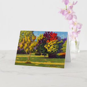 Briljante herfstkleuren Kaart