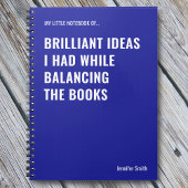 Briljante ideeën Grappige accountant Notitieboek