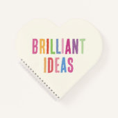 Briljante ideeën Kleurrijke Quote Notitieboek (Voorkant)