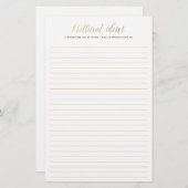 Briljante ideeënlaptop briefpapier (Voorkant / Achterkant)