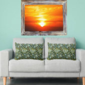 Briljante Iowa-zonsopgang met een heldere, gele zo Canvas Afdruk