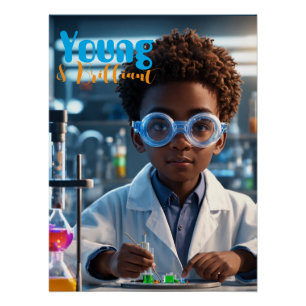 Briljante Jonge Wetenschapper Perfect Poster