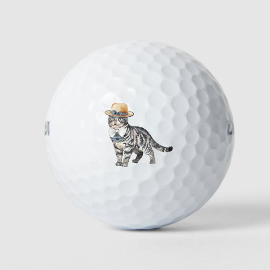 Briljante kat golfballen (Voorkant)
