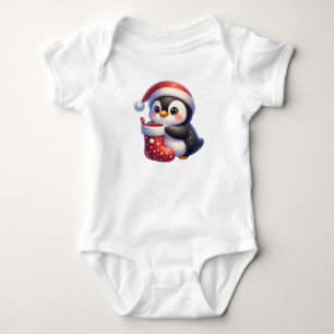Briljante kerstpinguïn romper