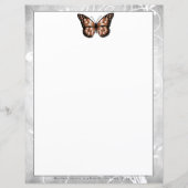 Briljante koperen vlinderstationery (Voorkant)