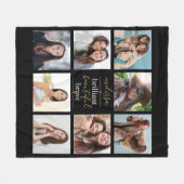 Briljante Mooie Moedige Fotocollage Fleece Deken (Voorkant (Horizontaal))