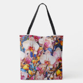 briljante orchidee Canvas tas, Tote Bag (Achterkant)