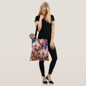 briljante orchidee Canvas tas, Tote Bag (Op model)