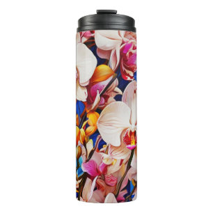 Briljante Orchidee Thermische Tumbler Thermosbeker