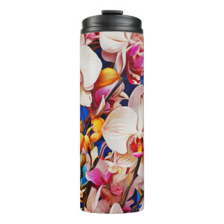 Briljante Orchidee Thermische Tumbler Thermosbeker