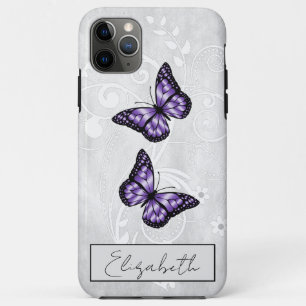 briljante Paarse buttervliegen Case-Mate iPhone Case