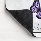 briljante Paarse buttervliegen Muismat (Hoek)