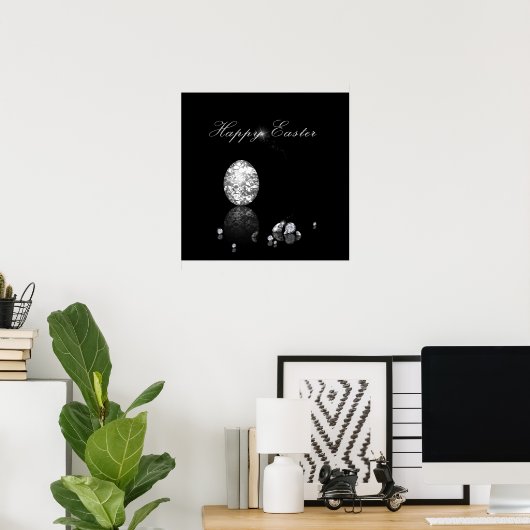 Briljante paaseieren - Poster (Thuiskantoor)
